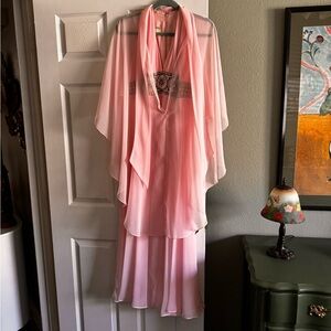 Elegant Pink Women's vintage dress Size 10